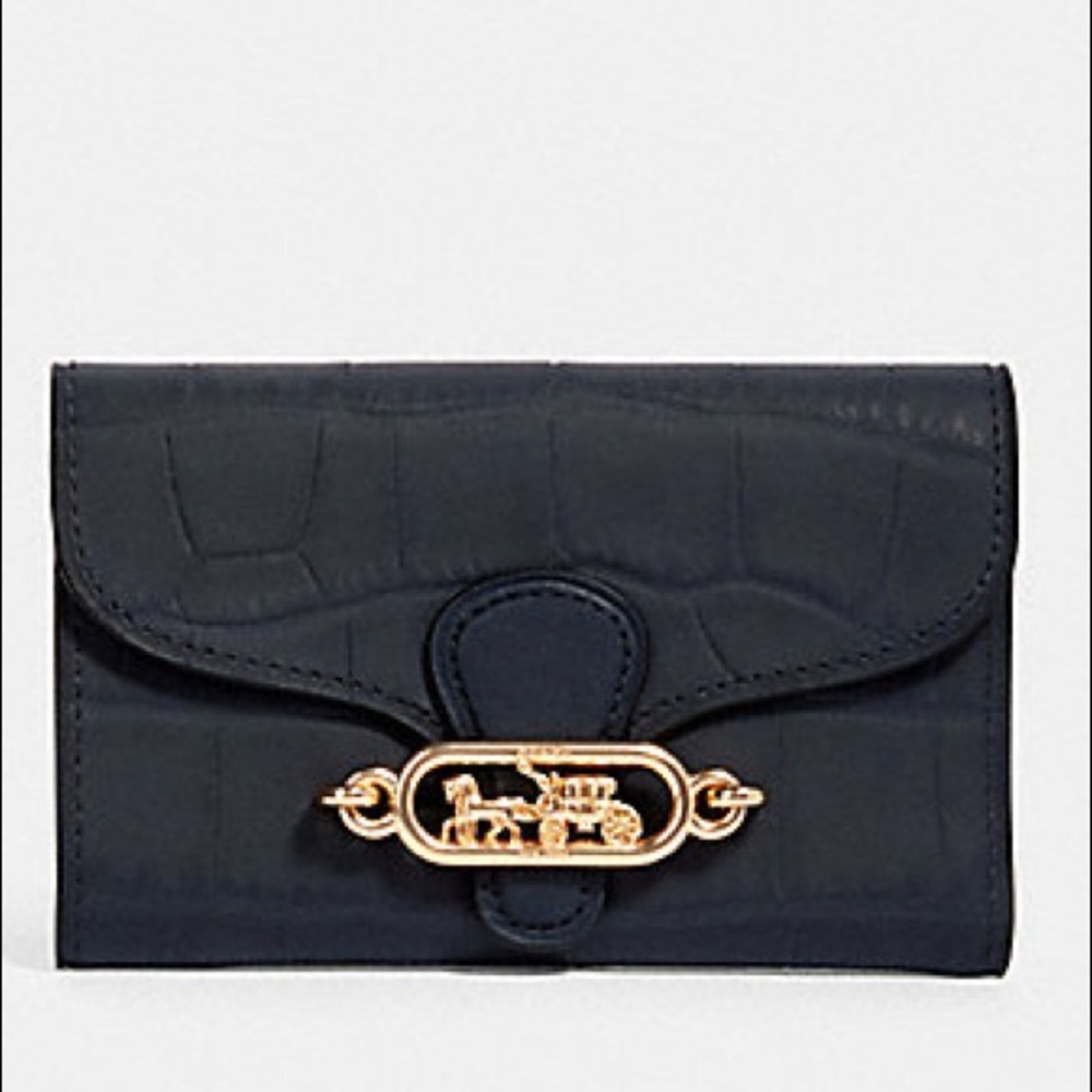 Coach NWOT Navy Envelope Wallet
